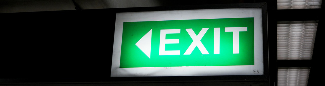 exit sign