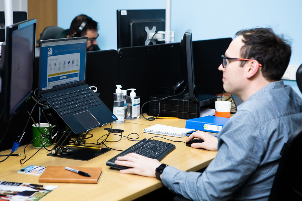 CustomsLink team member working