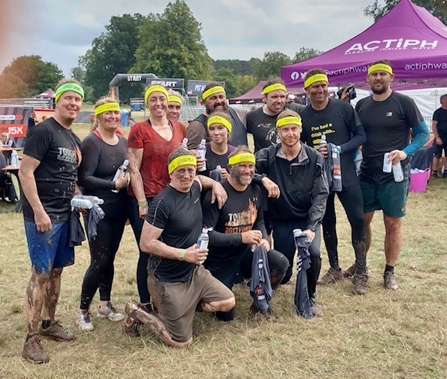 "The Team After Completing Tough Mudder"