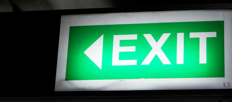 exit sign