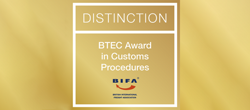 BTEC customs distinction