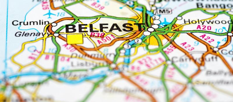 Belfast map