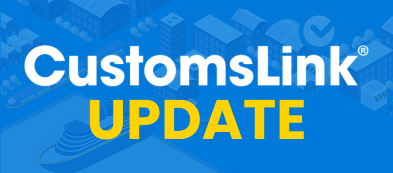 CustomsLink Update